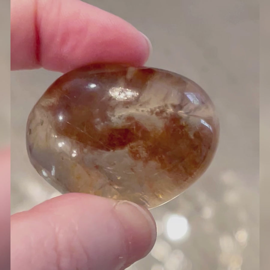 Chlorite Phantom Dream Quartz Crystal Lens