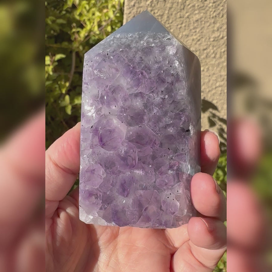 Amethyst Geode Tower