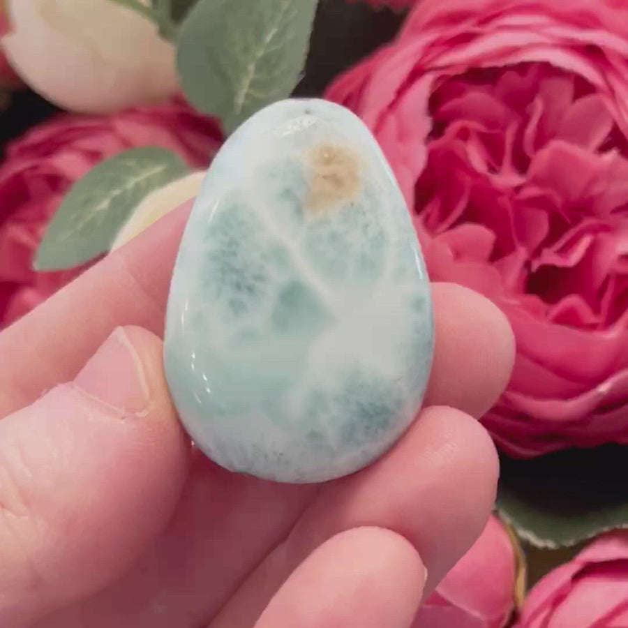 Large Larimar Cabochon