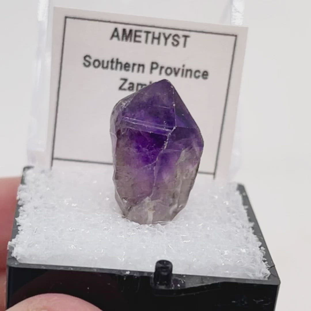 Amethyst Scepter Point from Zambia – Luscious Earth Creation
