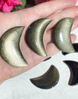 Gold Sheen Obsidian Moons