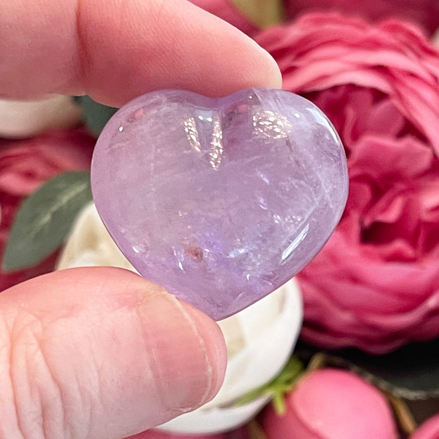 Amethyst Mini Crystal Heart