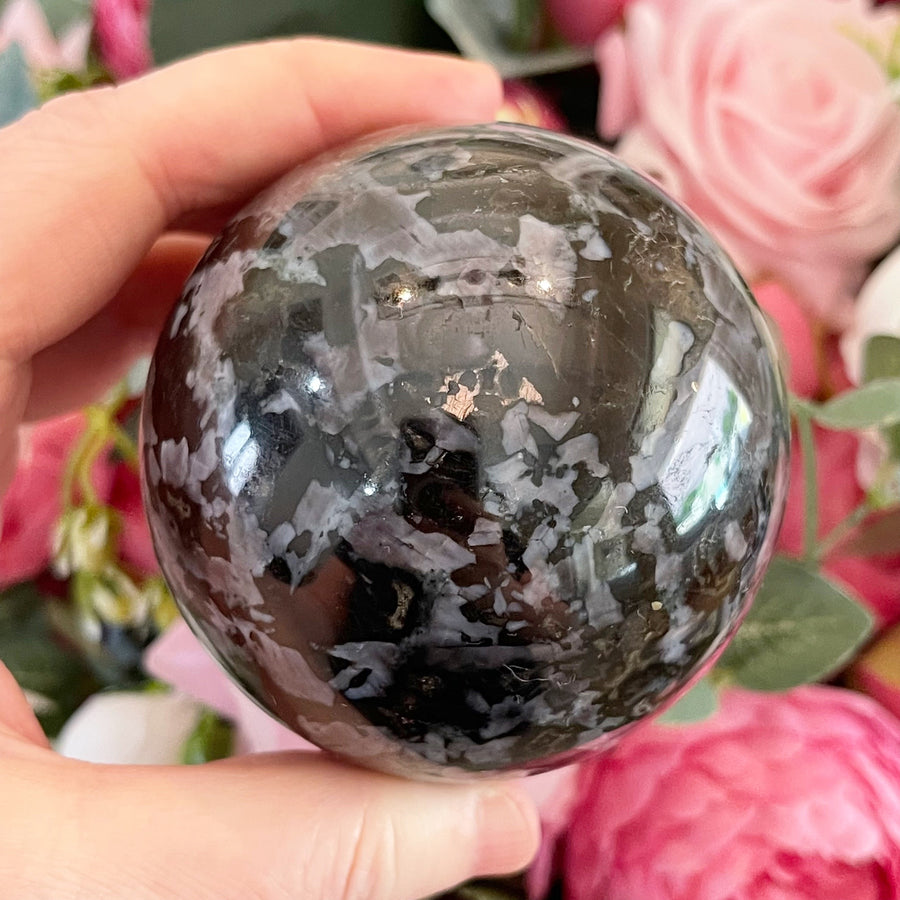 Gabbro Crystal Sphere