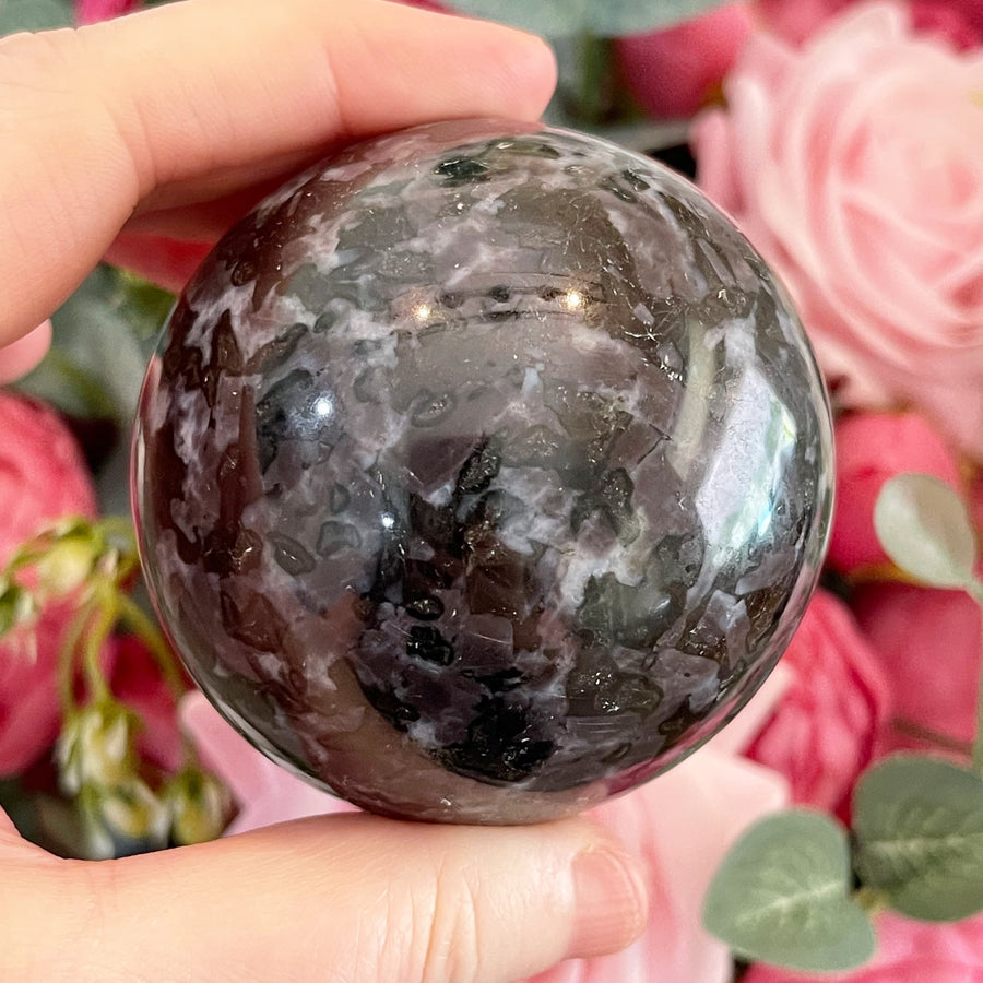 Gabbro Crystal Sphere