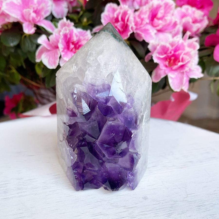 Amethyst Geode Tower