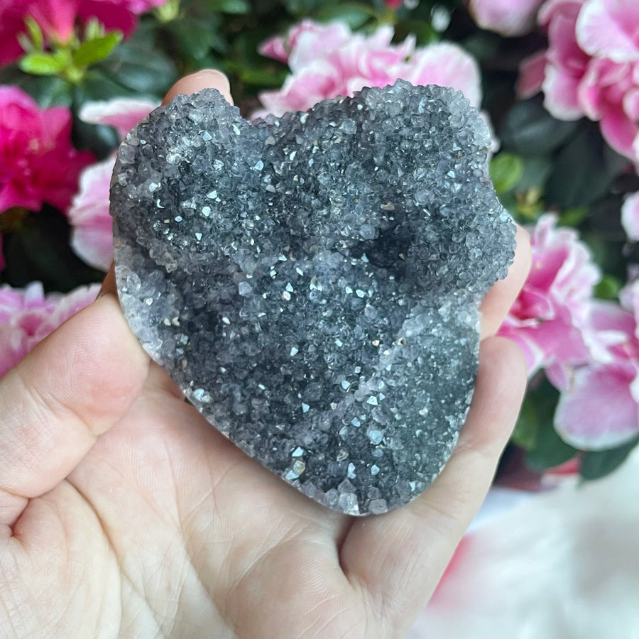 Amethyst Geode Partially Polished