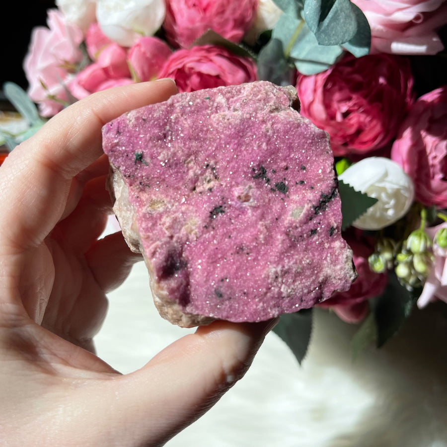 Large Natural Cobalto Calcite Crystal