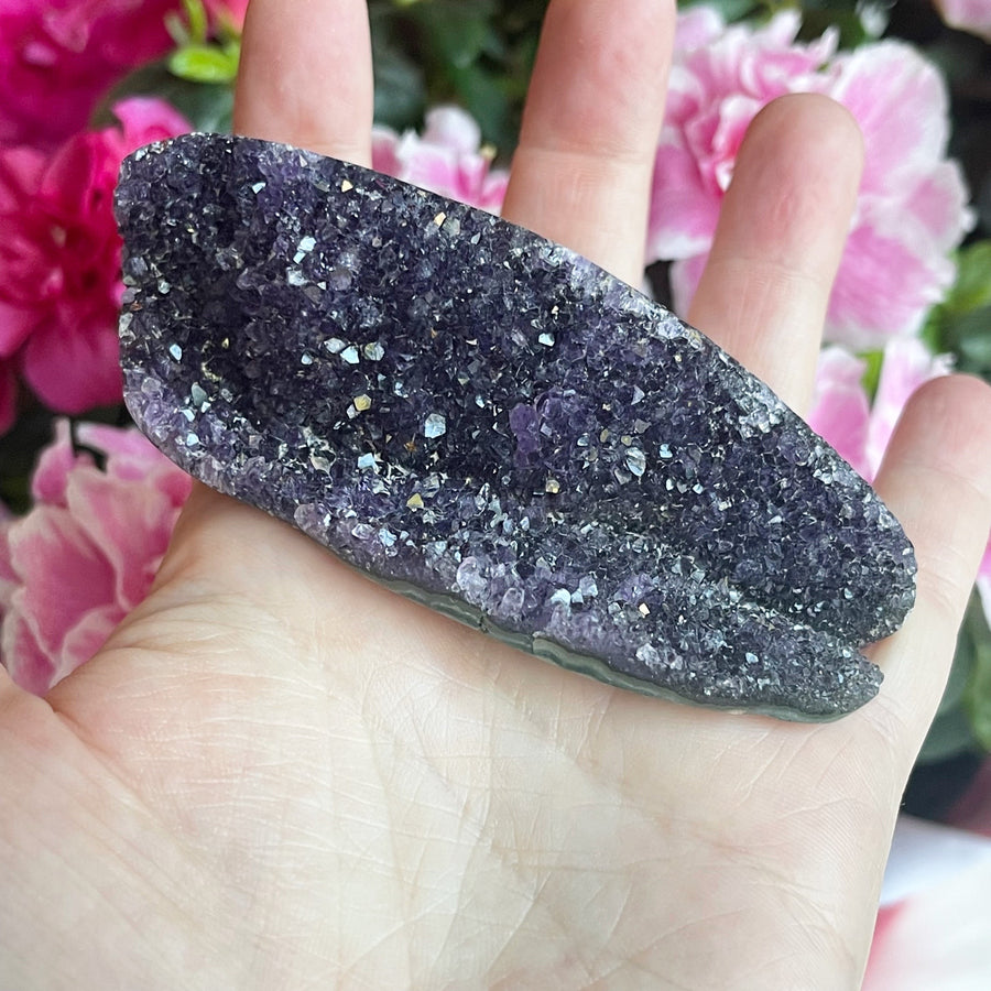 Amethyst Geode Partially Polished