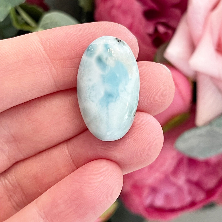 Natural Larimar Cabochon Grade A