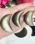 Gold Sheen Obsidian Moons