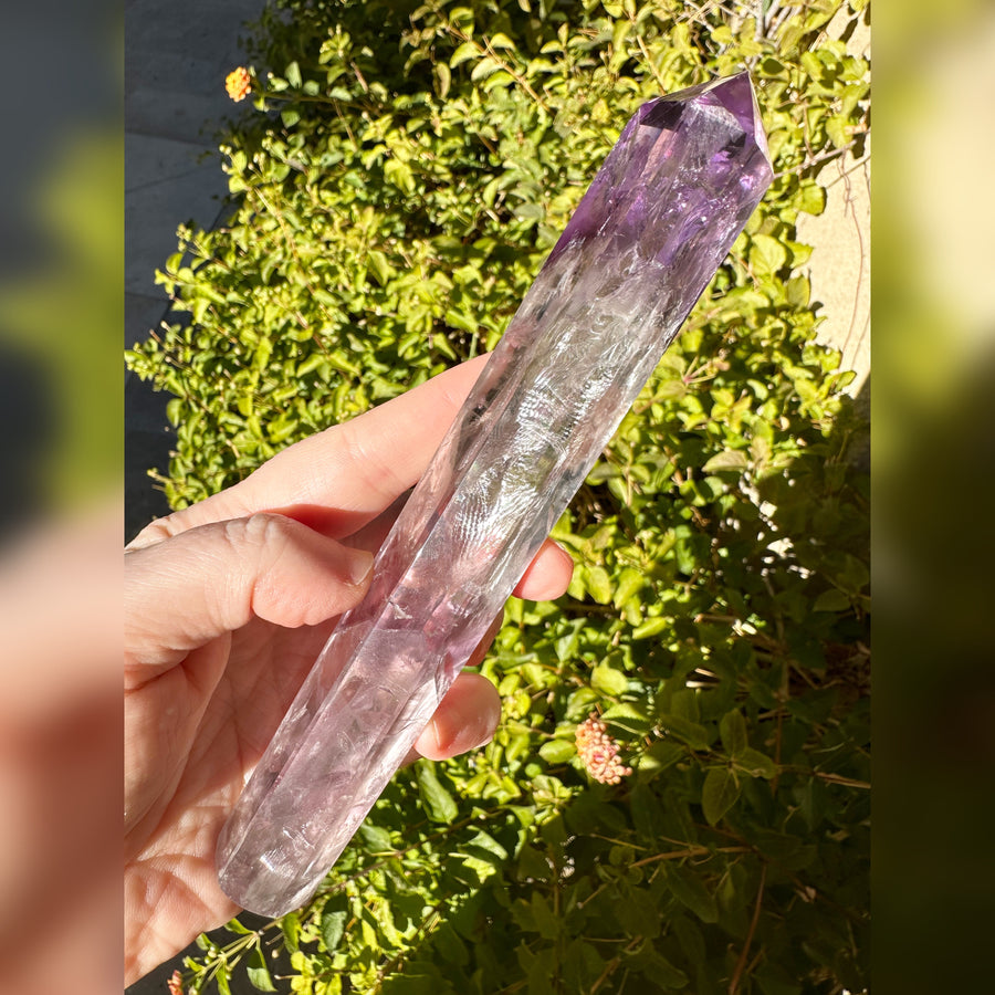 Amethyst Phantom Crystal Wand