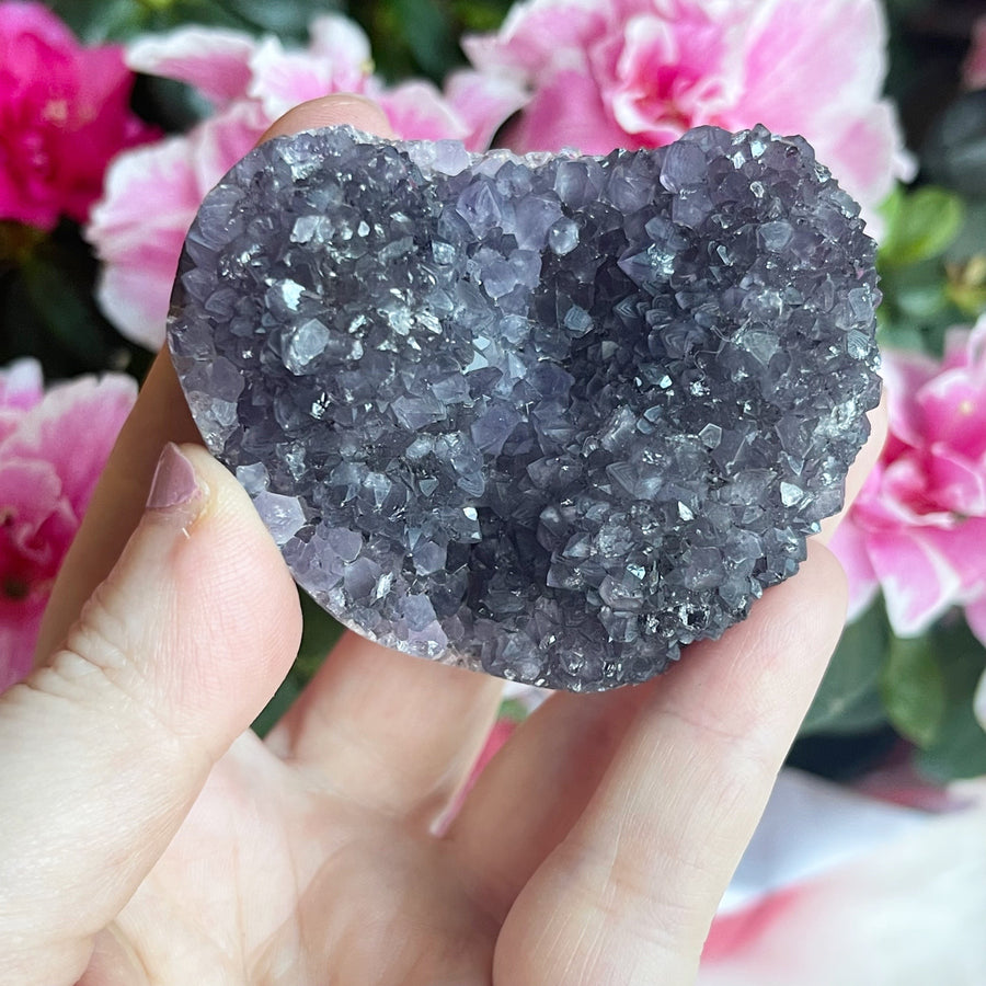 Amethyst Geode Partially Polished
