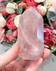 Rose Quartz Crystal Tower