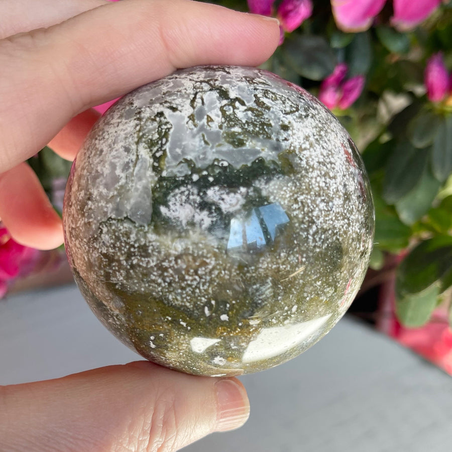 Jasper Crystal Sphere