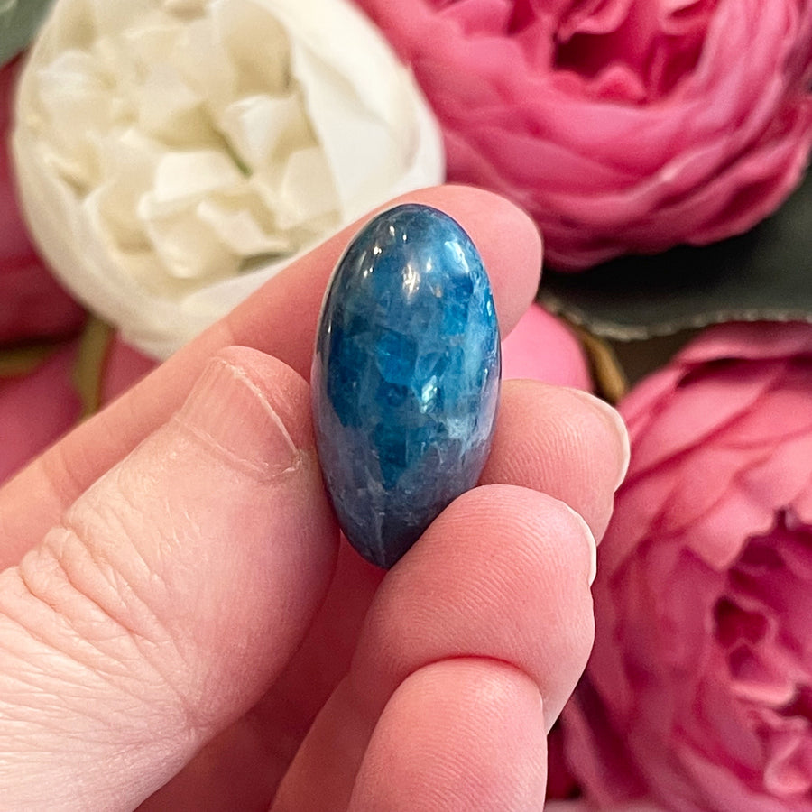 Blue Apatite Mini Crystal Heart