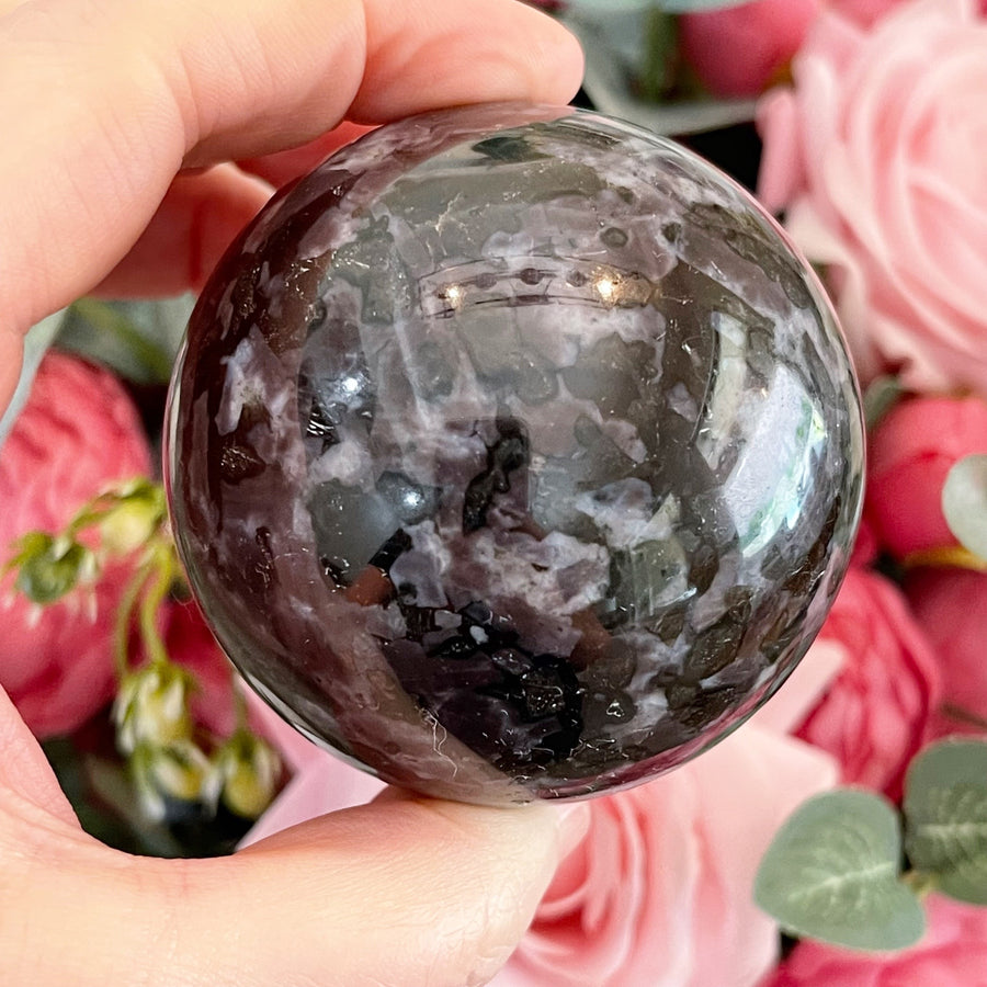 Gabbro Crystal Sphere