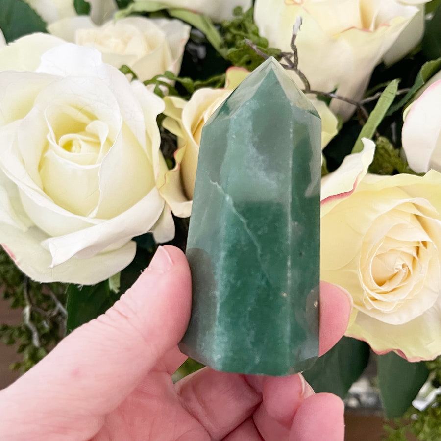 Green Aventurine Crystal Tower