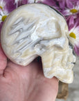Banded Calcite Crystal Skull