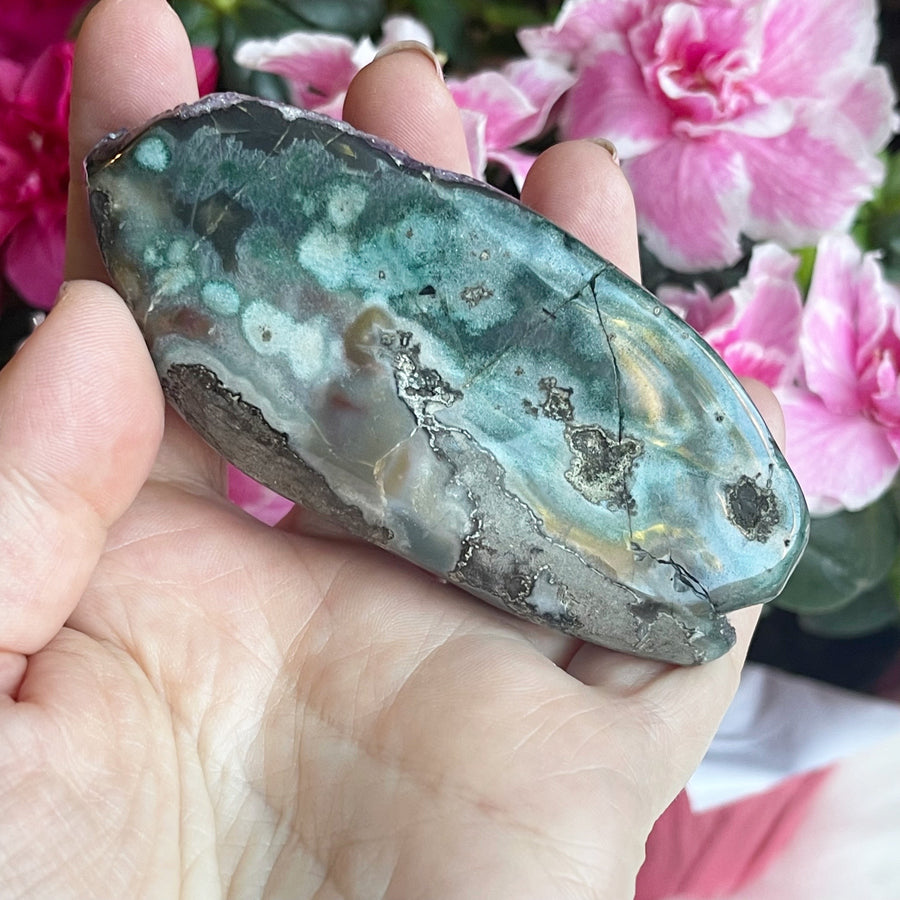 Amethyst Geode Partially Polished
