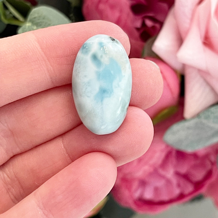 Natural Larimar Cabochon Grade A