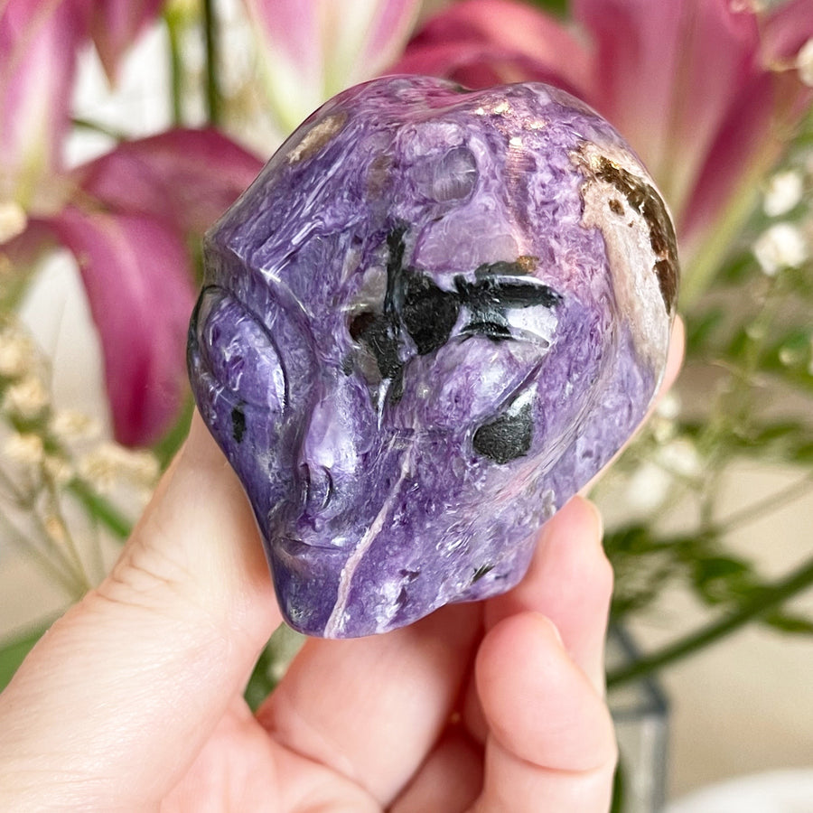 Charoite Starbeing Crystal Skull