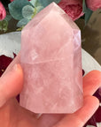 Rose Quartz Crystal Tower