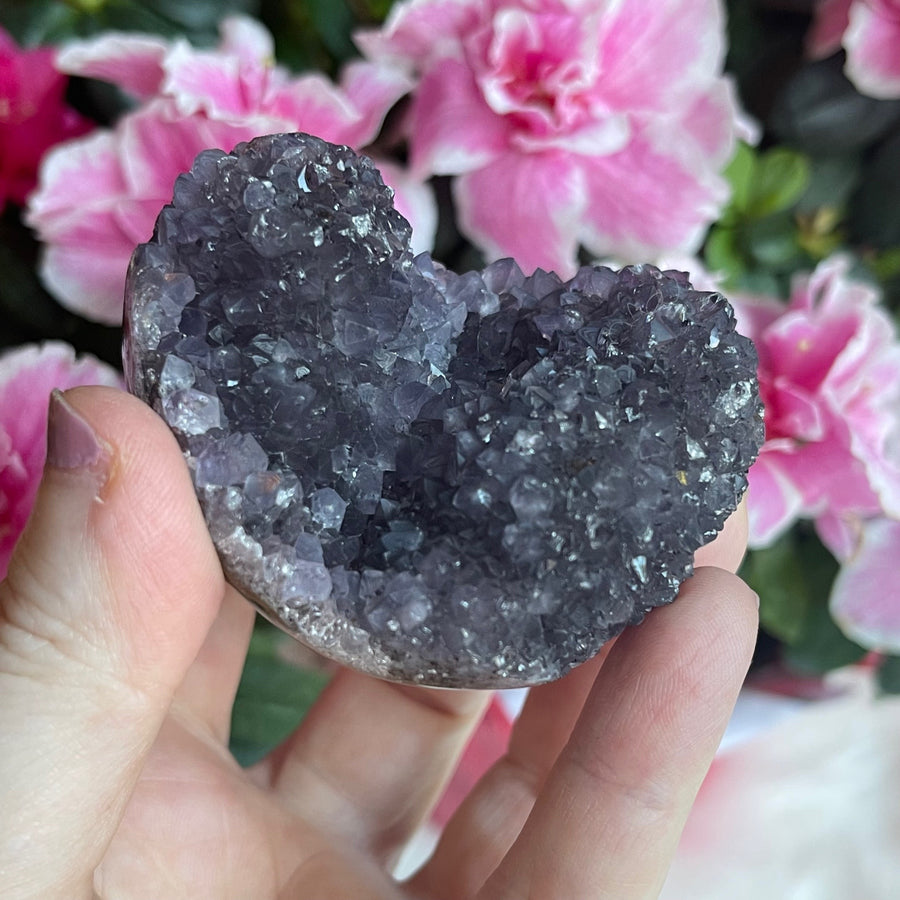 Amethyst Geode Partially Polished