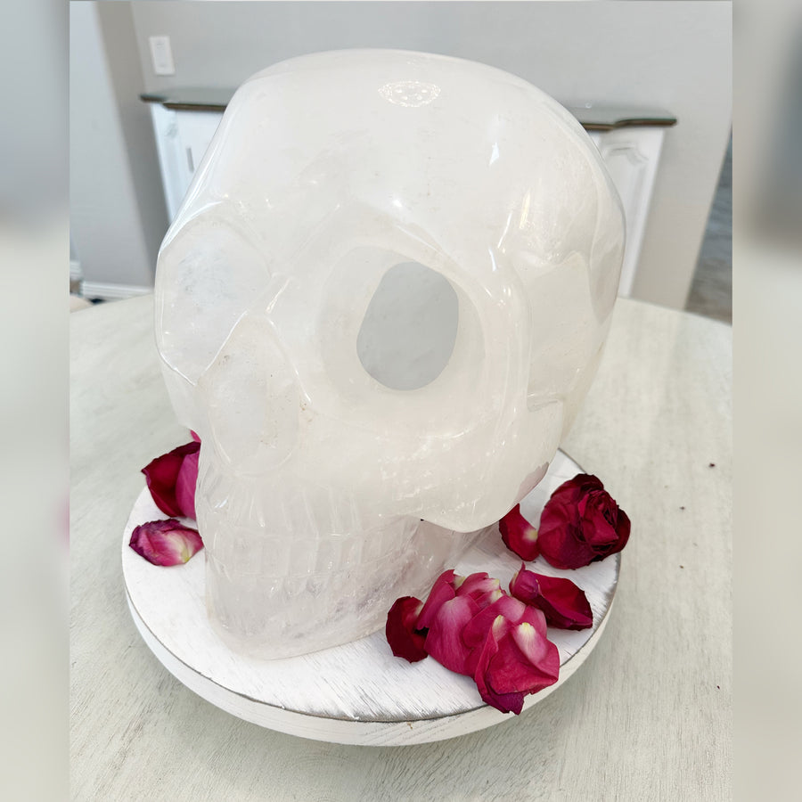 AKASHA Himalayan Quartz Master Crystal Skull Ancient Skull Energized