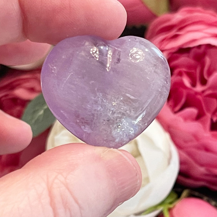 Amethyst Mini Crystal Heart
