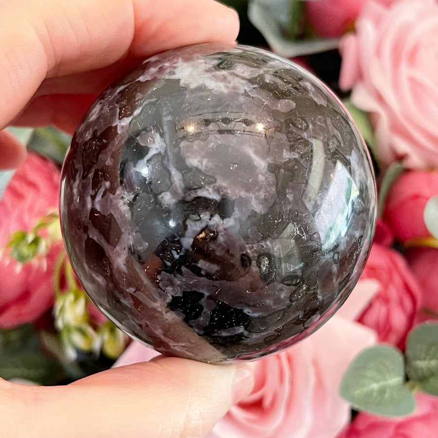 Gabbro Crystal Sphere