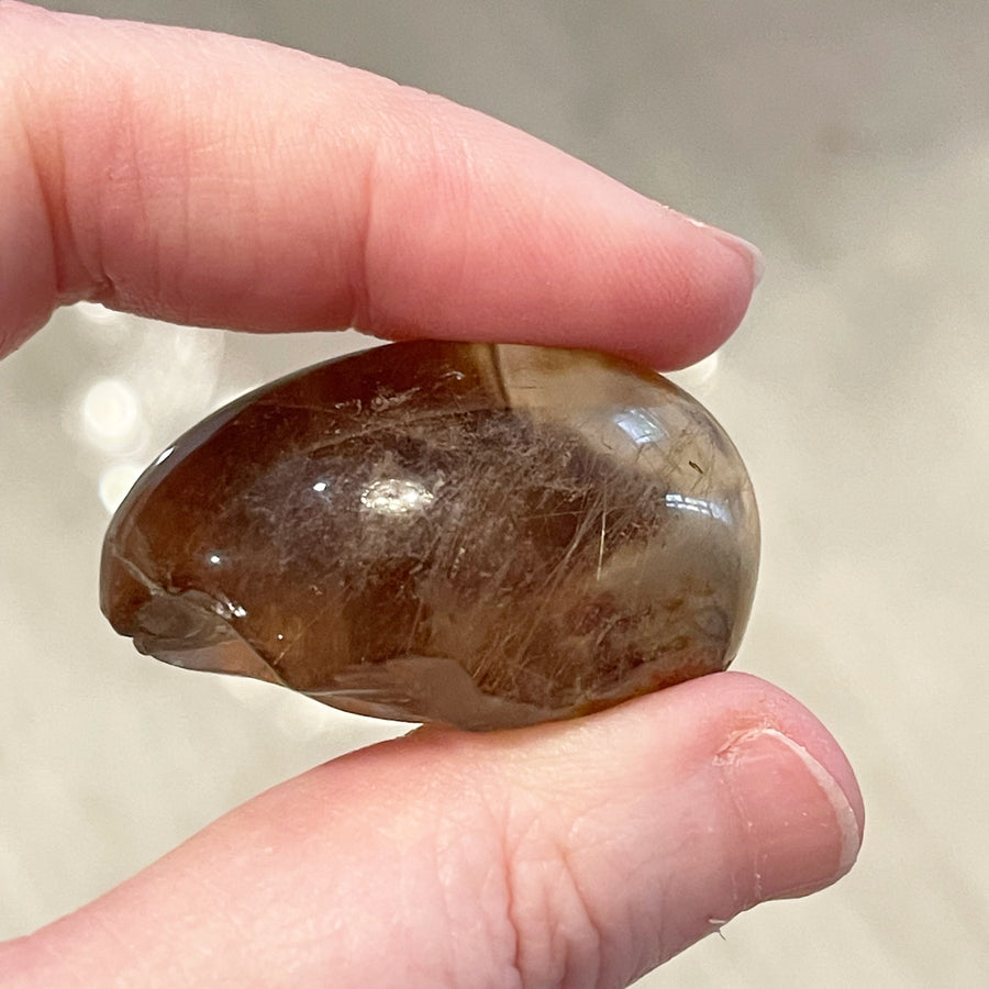 Chlorite Phantom Dream Quartz Crystal Lens