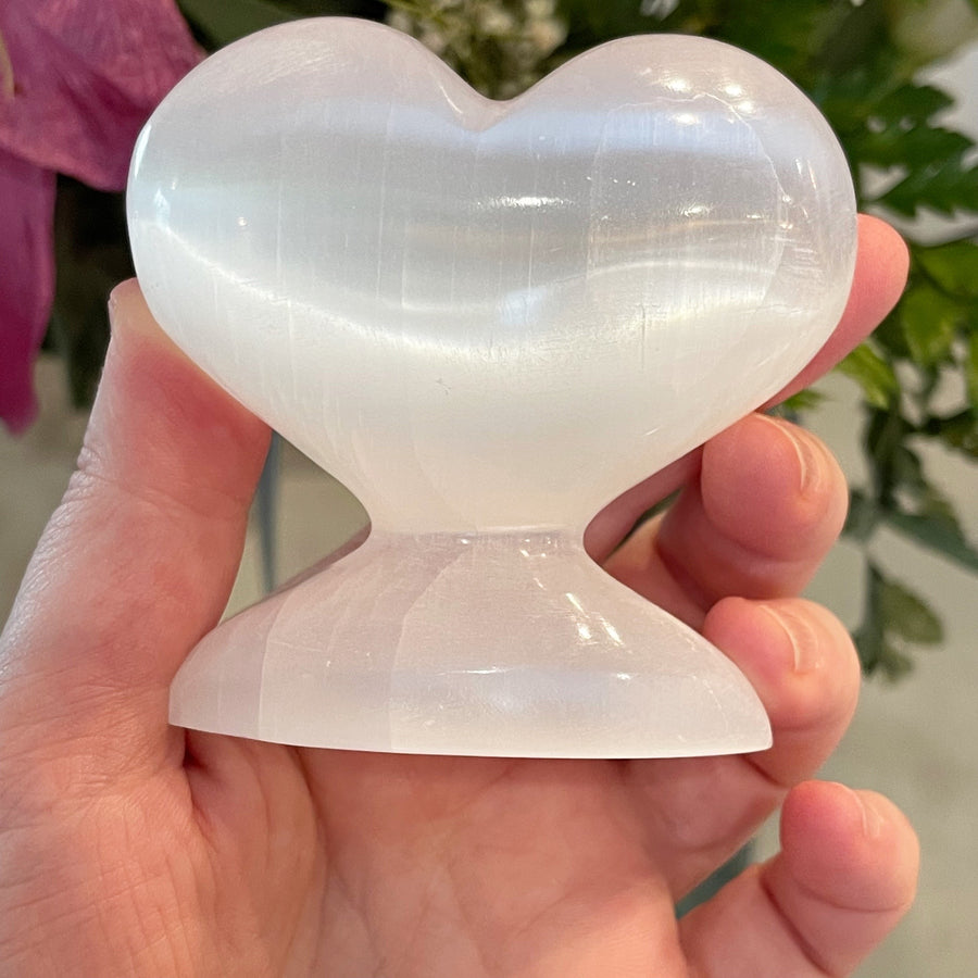Selenite Heart Tower