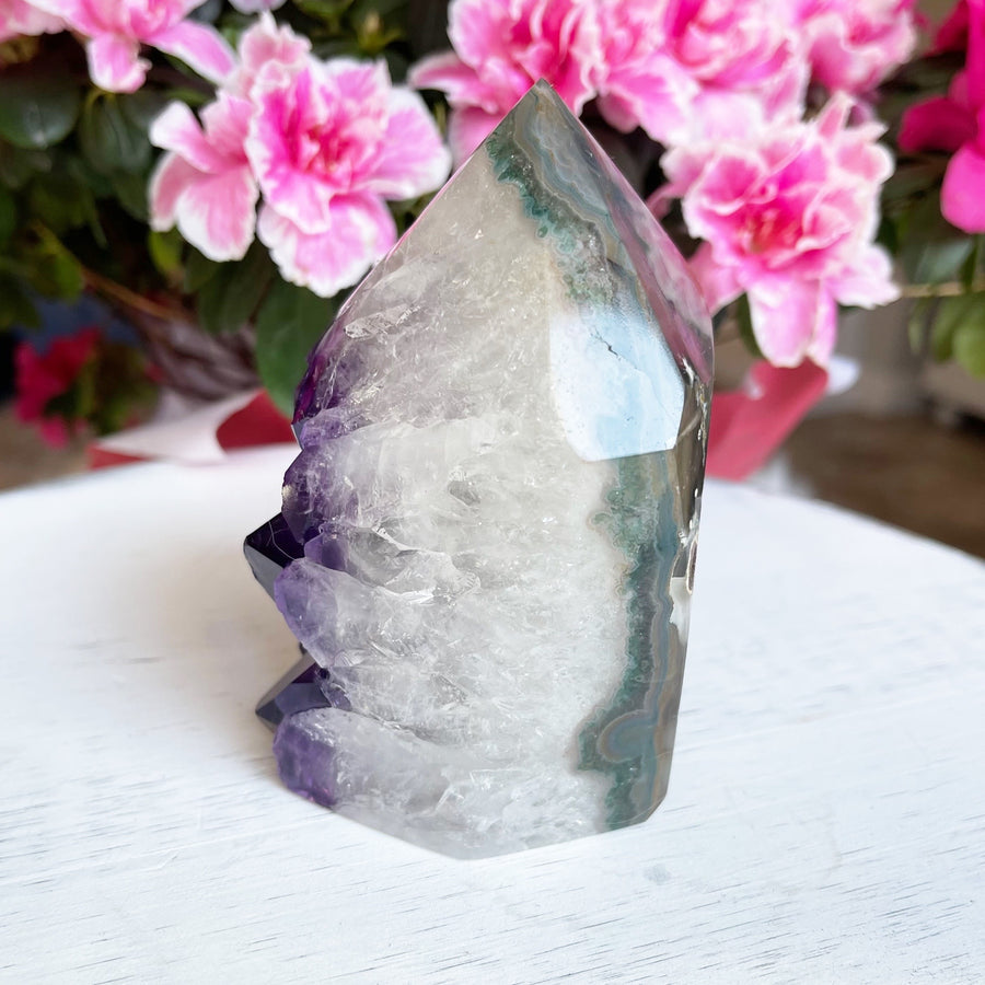 Amethyst Geode Tower