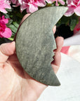 Large Gold Sheen Obsidian Moon