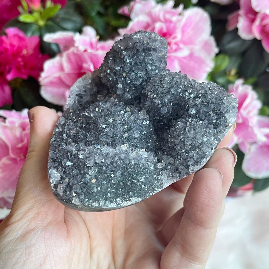 Amethyst Geode Partially Polished