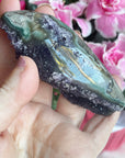 Amethyst Geode Partially Polished
