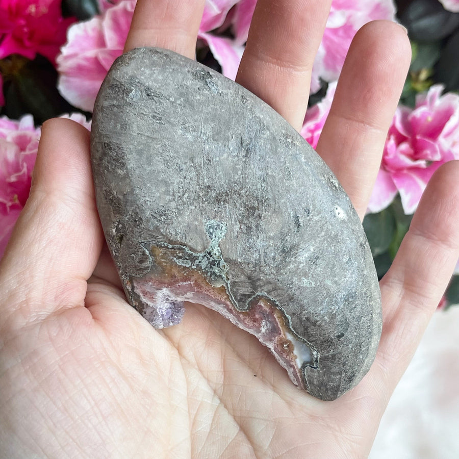 Lavender Amethyst Geode Partially Polished