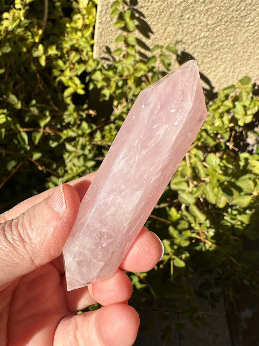 DT Rose Quartz Crystal Wand