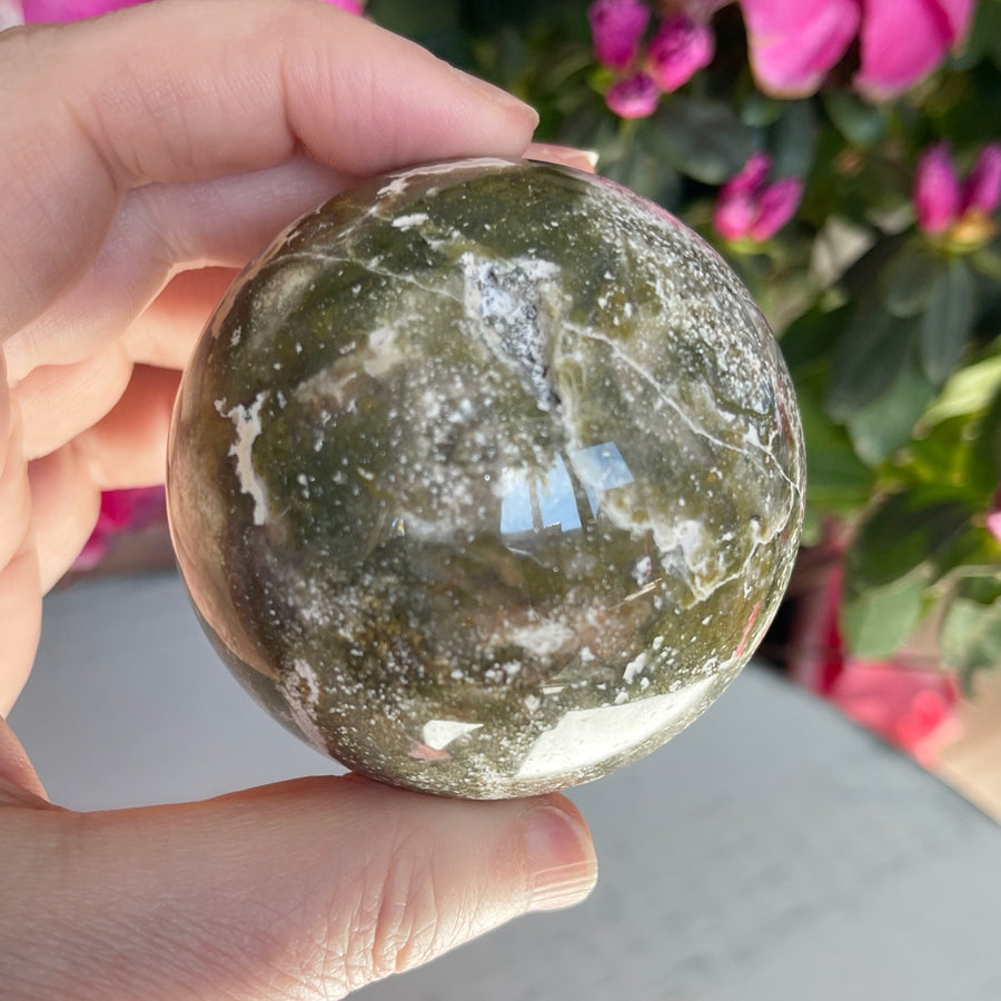 Ocean Jasper Crystal Sphere
