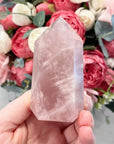 Rose Quartz Crystal Tower