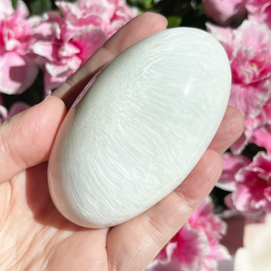 Beautiful Scolecite Lingam