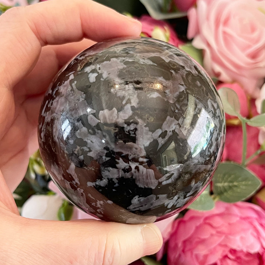 Gabbro Crystal Sphere