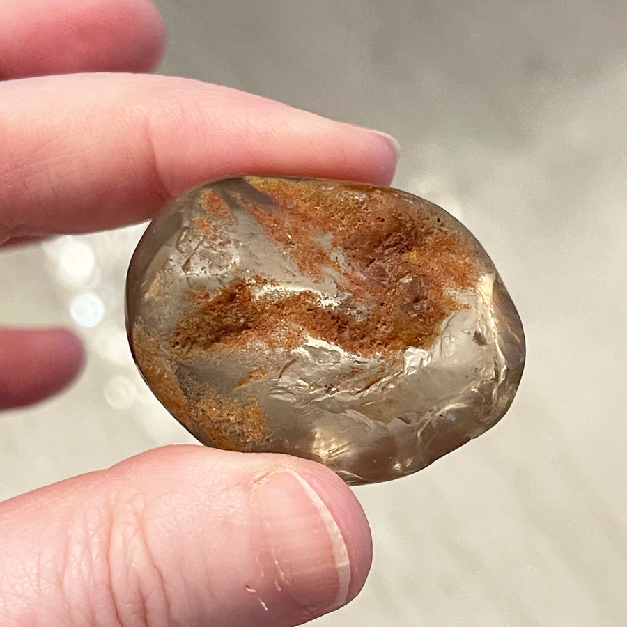 Chlorite Phantom Dream Quartz Crystal Lens