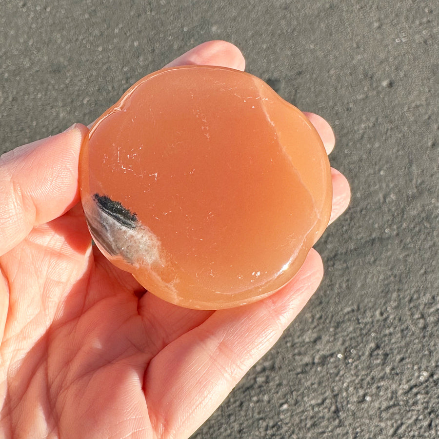 Calcite Crystal Rose Carving