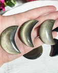 Gold Sheen Obsidian Moons
