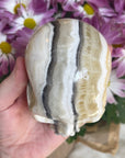 Banded Calcite Crystal Skull