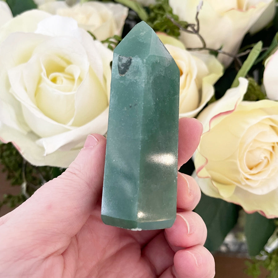 Green Aventurine Crystal Tower
