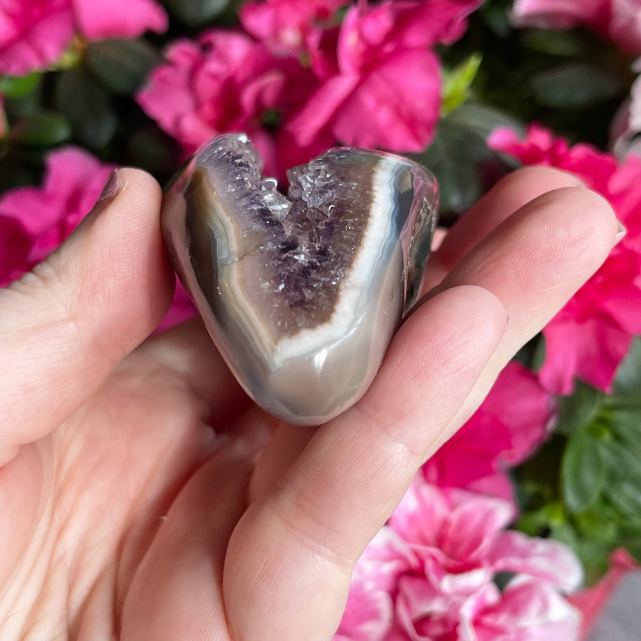 Amethyst Geode Partially Polished