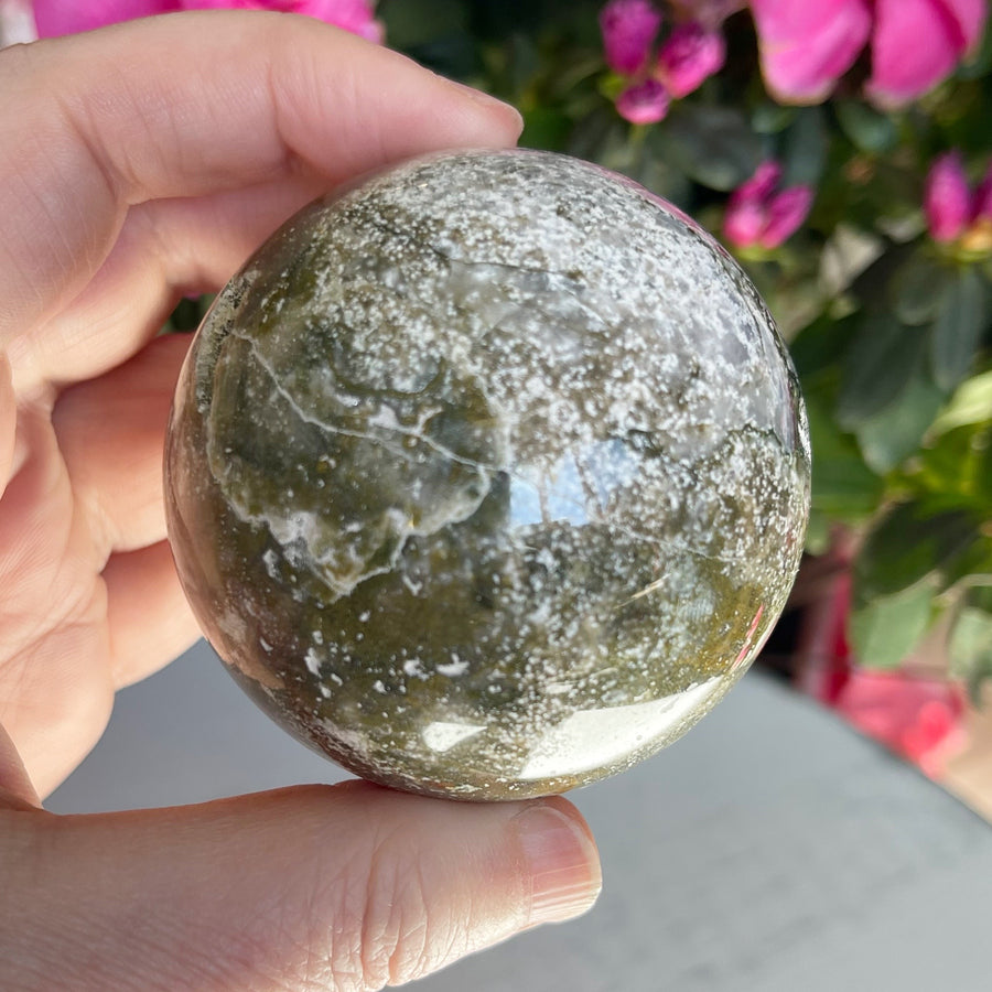 Jasper Crystal Sphere