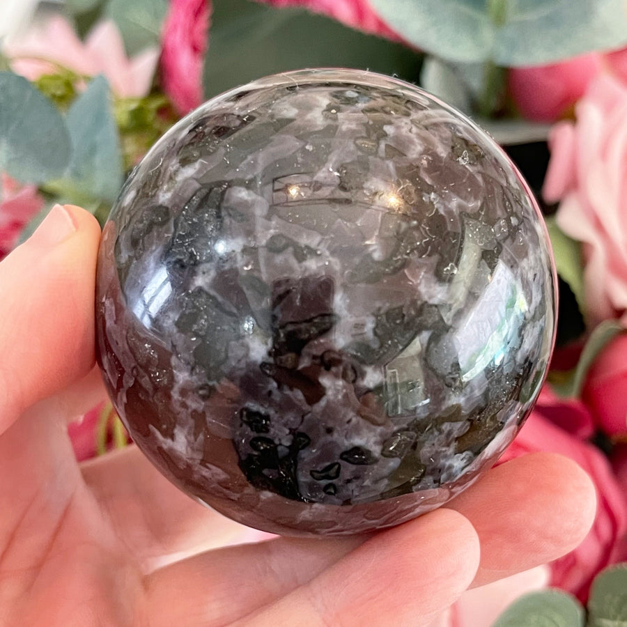 Gabbro Crystal Sphere